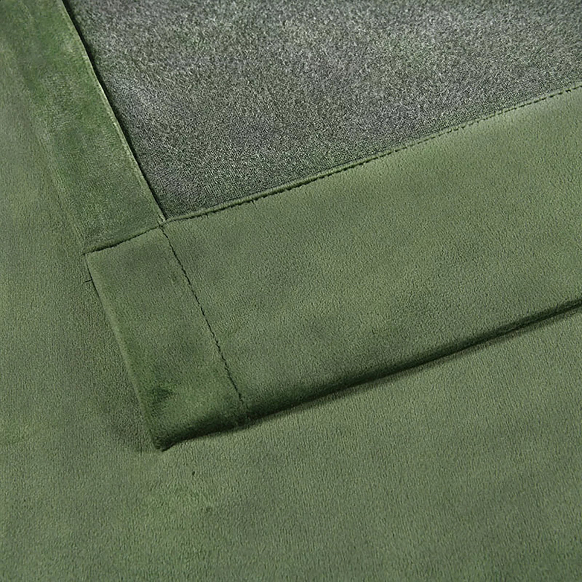 Evergreen Velvet Room Darkening Curtain Panel Pair with Rod Pocket G62593