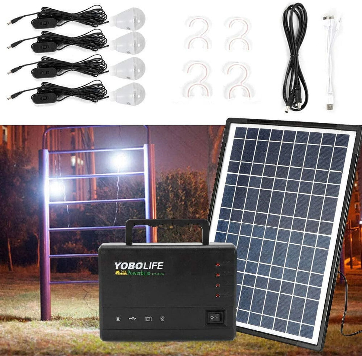 Portable Solar Power Inverter Generator with Solar Panel C730