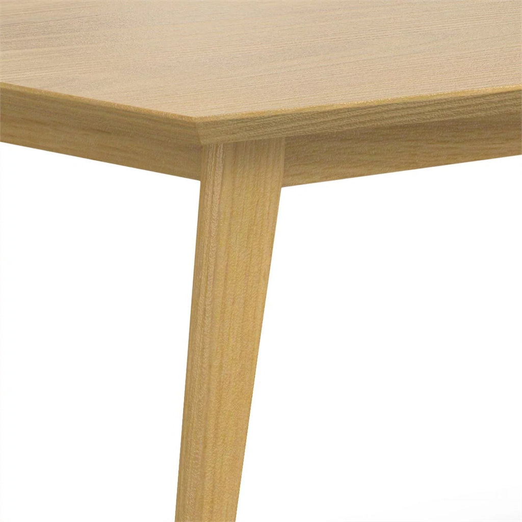 Rectangle Solid Wood Dining Table in Oak V4187