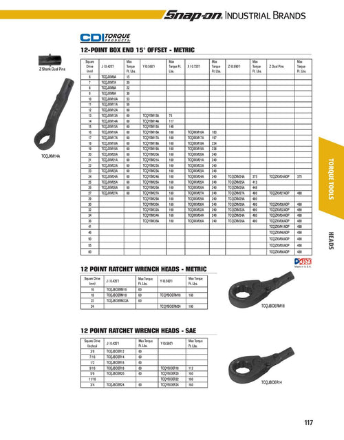 34 Millimeter Box End x Head Torque Wrench O5868