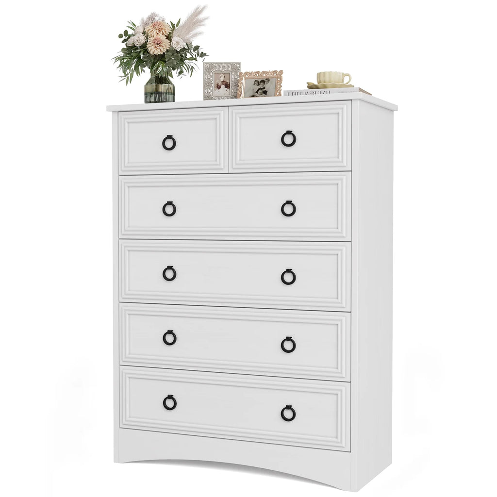 6 Drawer Wood Dresser Y101