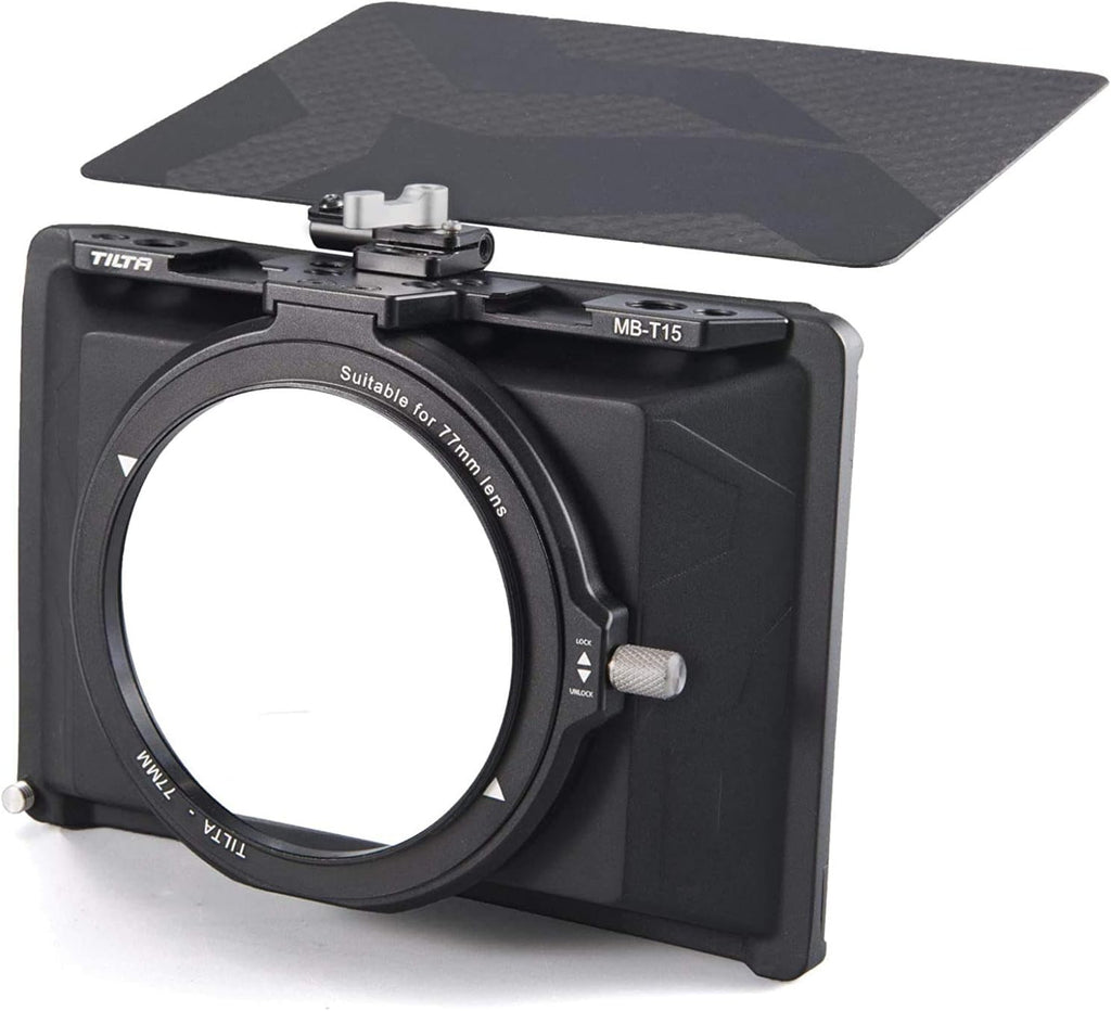 Mini Matte Box MB-T15 with Four Lens Adapter Rings Q10943