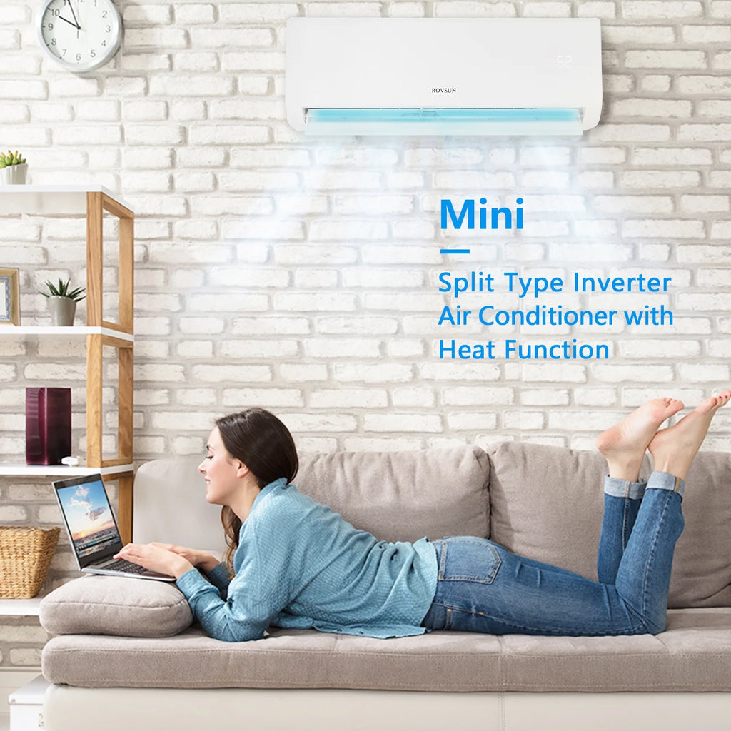 9,000 BTU Mini Split AC/Heating System with Inverter G45112
