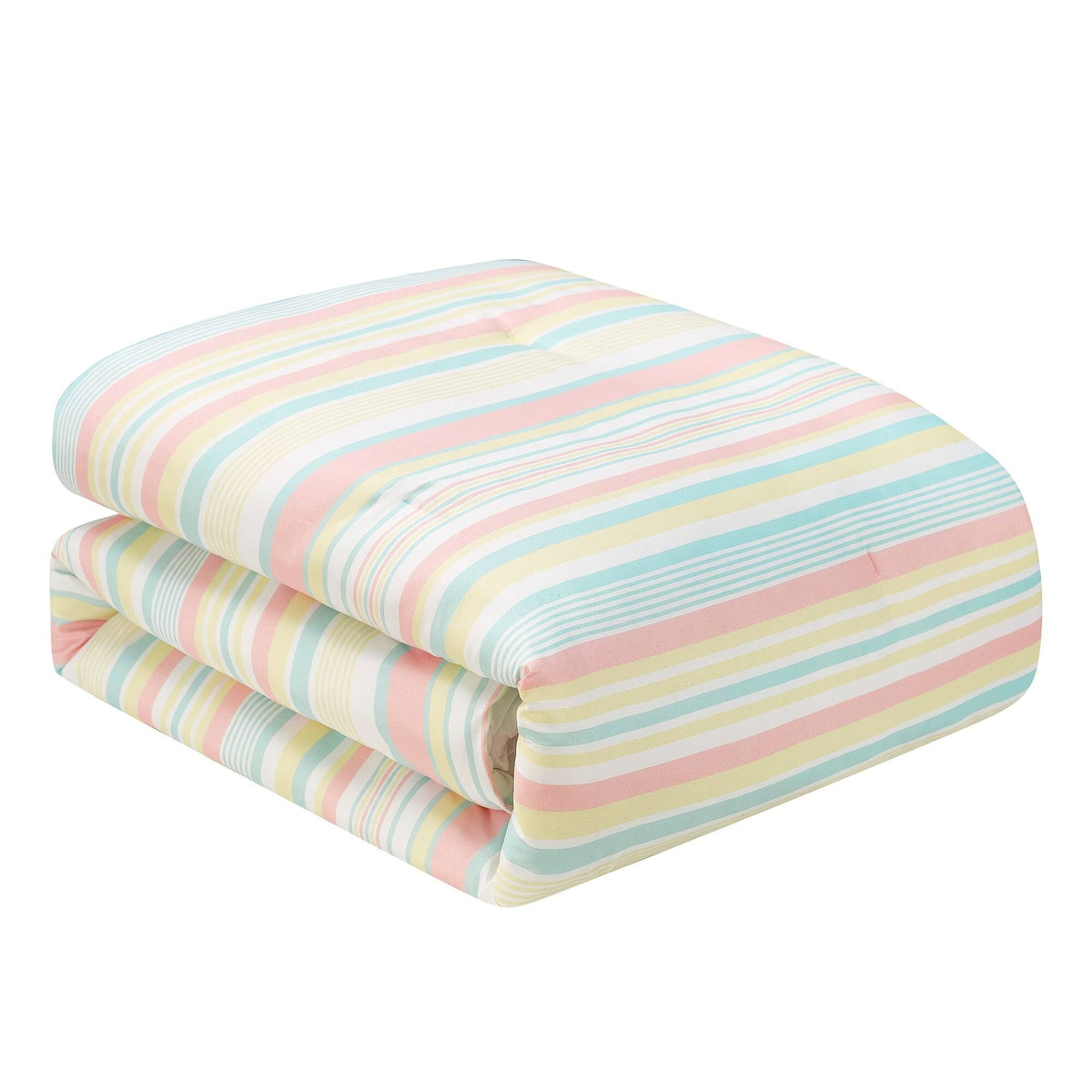 King 10-Piece Rainbow Stripe Bedding Set H7844