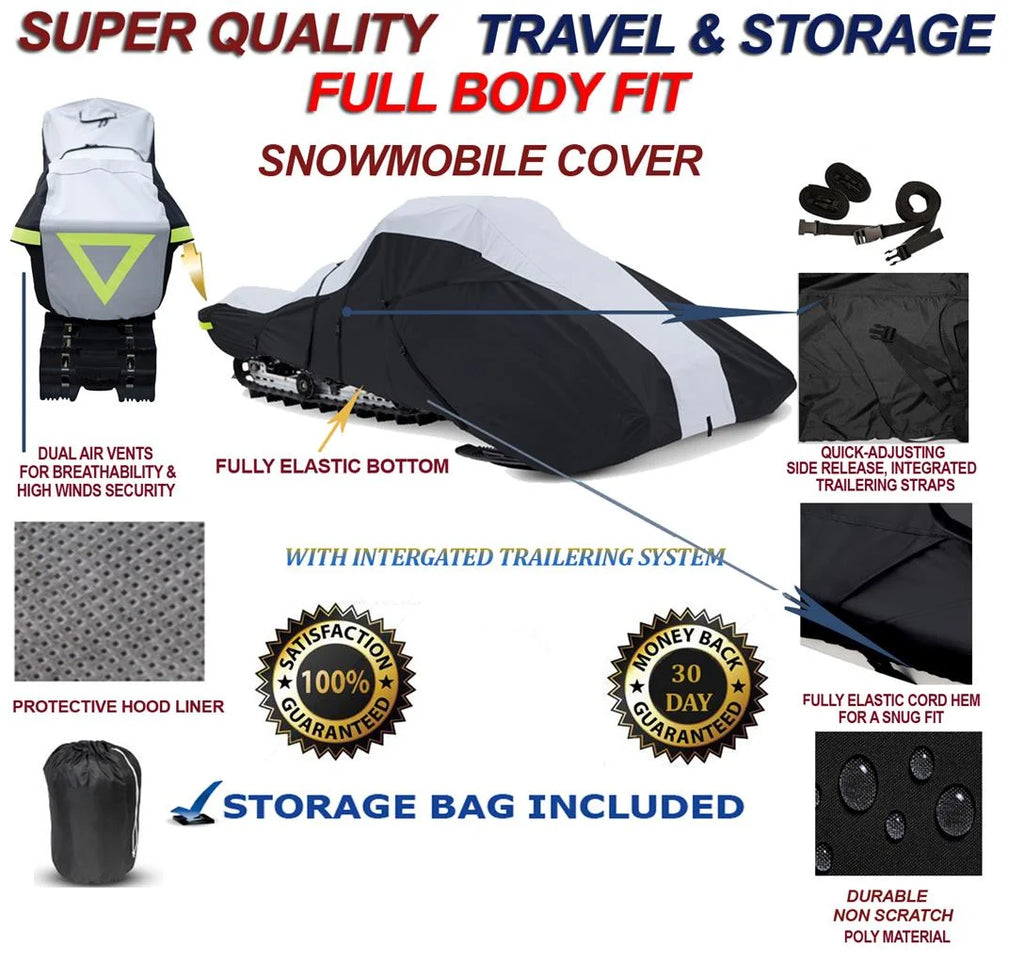 600 Denier Full Fit Snowmobile Travel and Storage Cover E52261