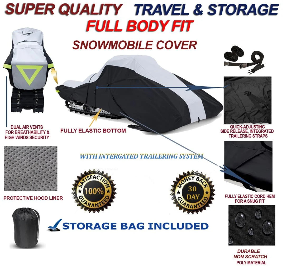 600 Denier Full Fit Snowmobile Travel and Storage Cover E52261