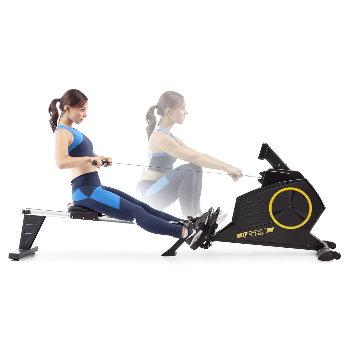 Foldable Magnetic Rowing Machine with 8 Resistance Settings U890536