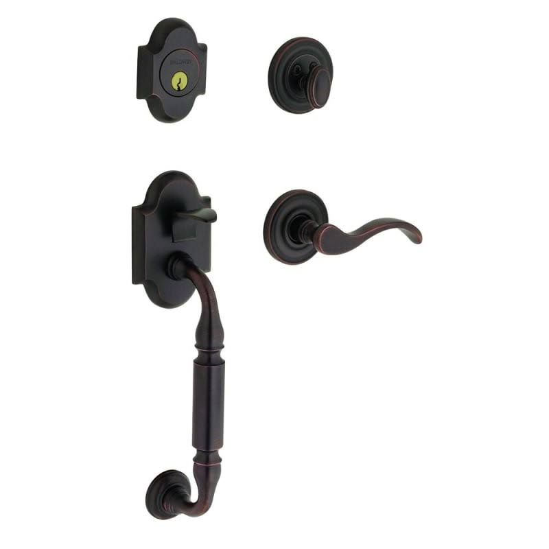 Oil Rubbed Bronze Single Cylinder Sectional Handleset L269