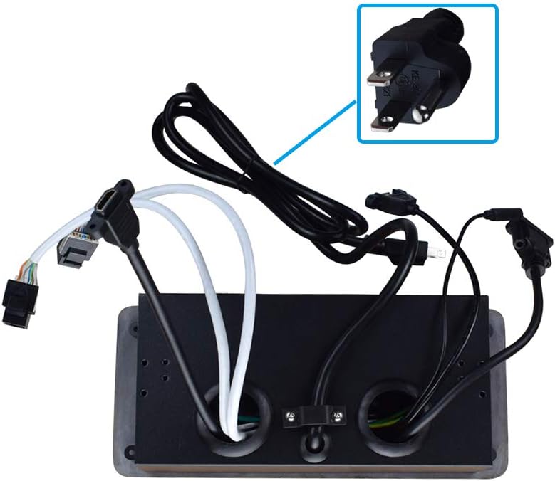 Pop up Power Strip with Outlet Network HDMI, Pack of 2 L6462