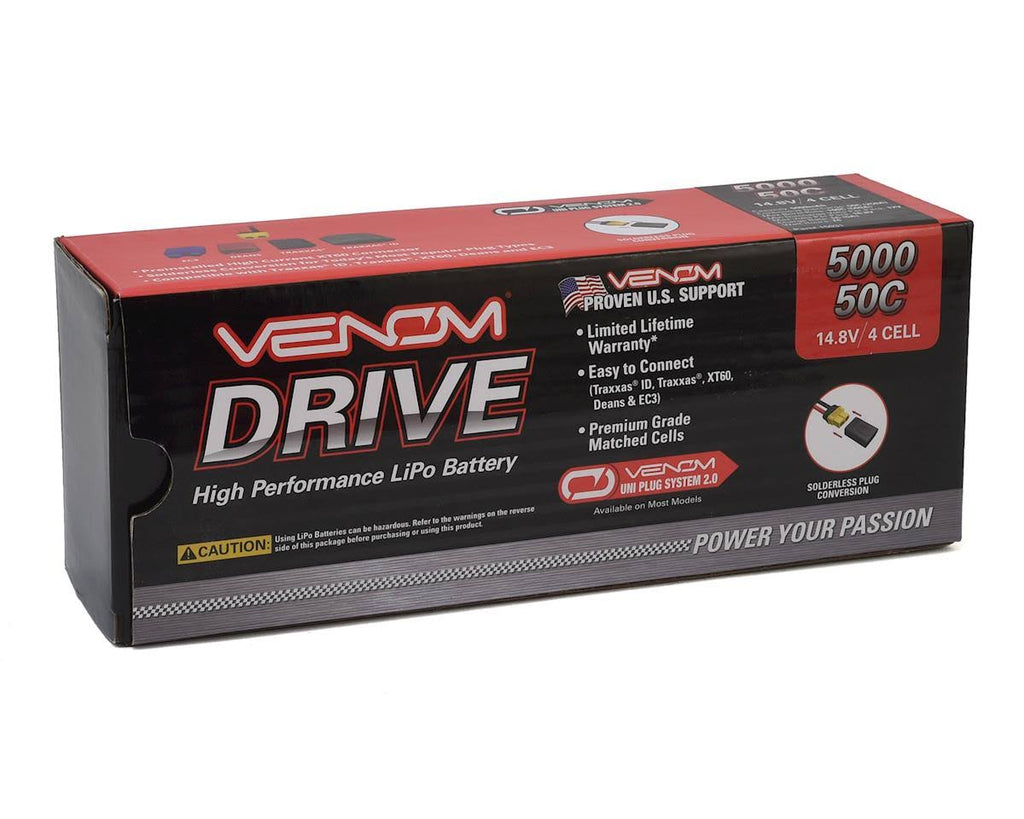 50C 4S 5000mAh 14.8V Hard Case Lipo Battery F8474